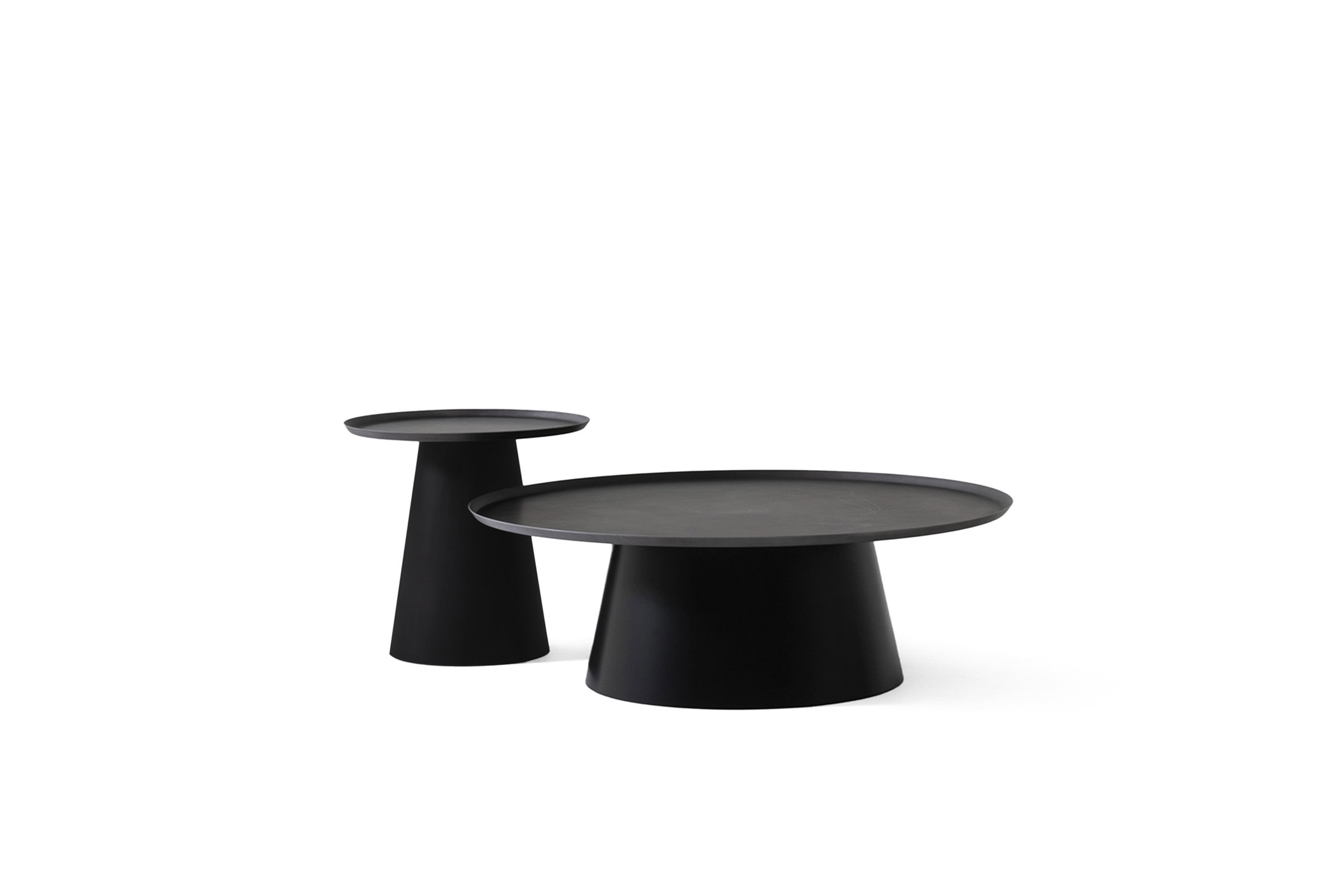 Sleek black modern coffee tables set with minimalist design, ideal for contemporary living rooms and stylish home decor, crafted for durability and elegance.