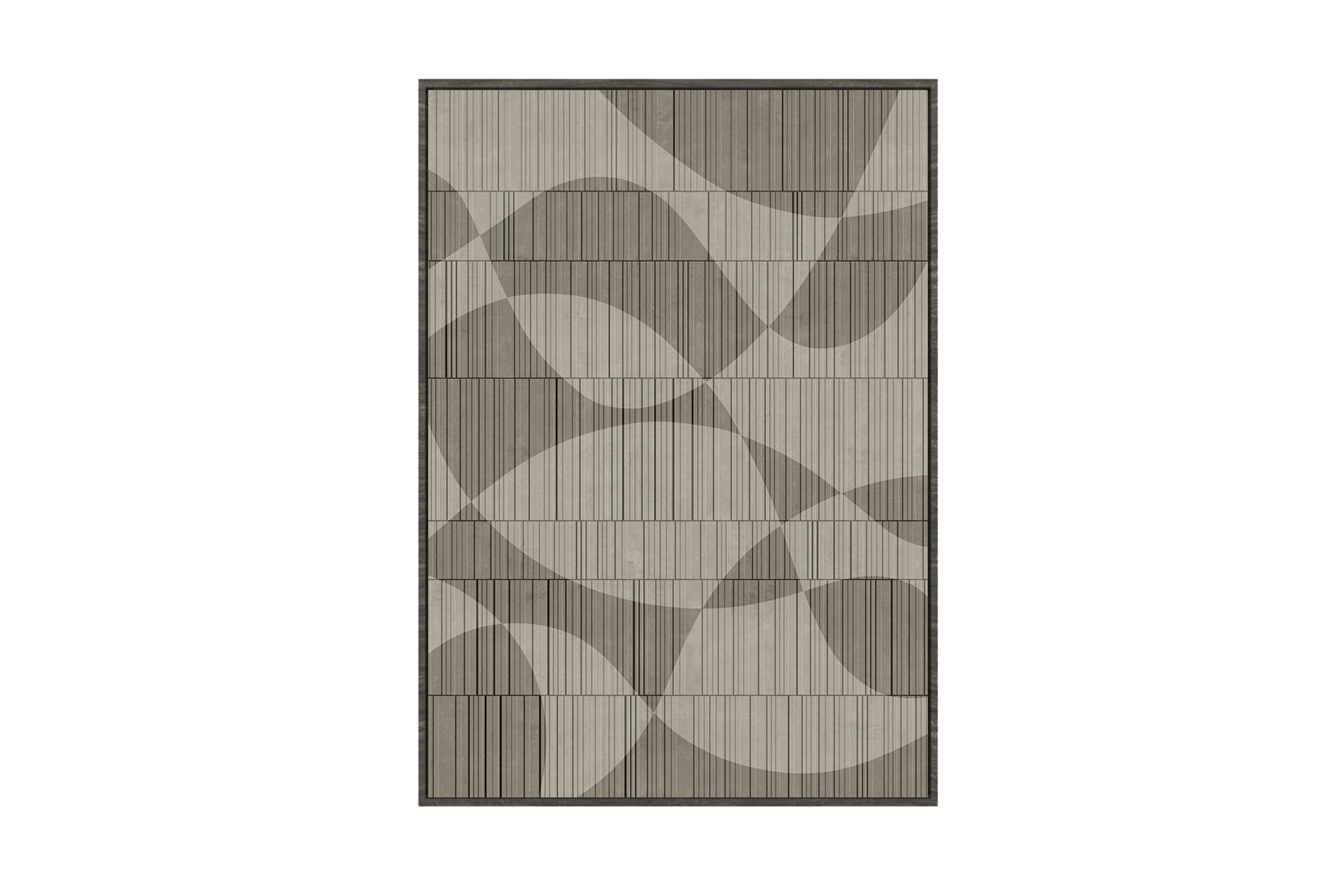 Elegant modern area rug featuring a leaf motif in beige, taupe, and gray shades, perfect for contemporary living spaces. Crafted for durability and style, ideal for enhancing home decor.