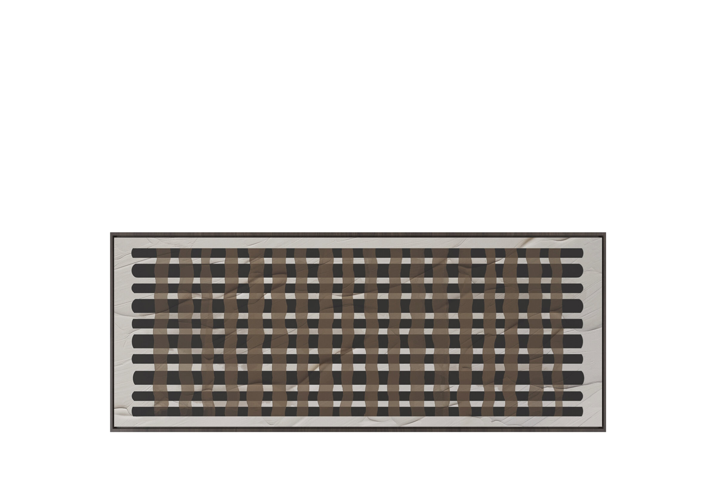 Contemporary geometric rug by Saloni Furniture featuring a stylish pattern in neutral tones, perfect for enhancing modern living spaces.