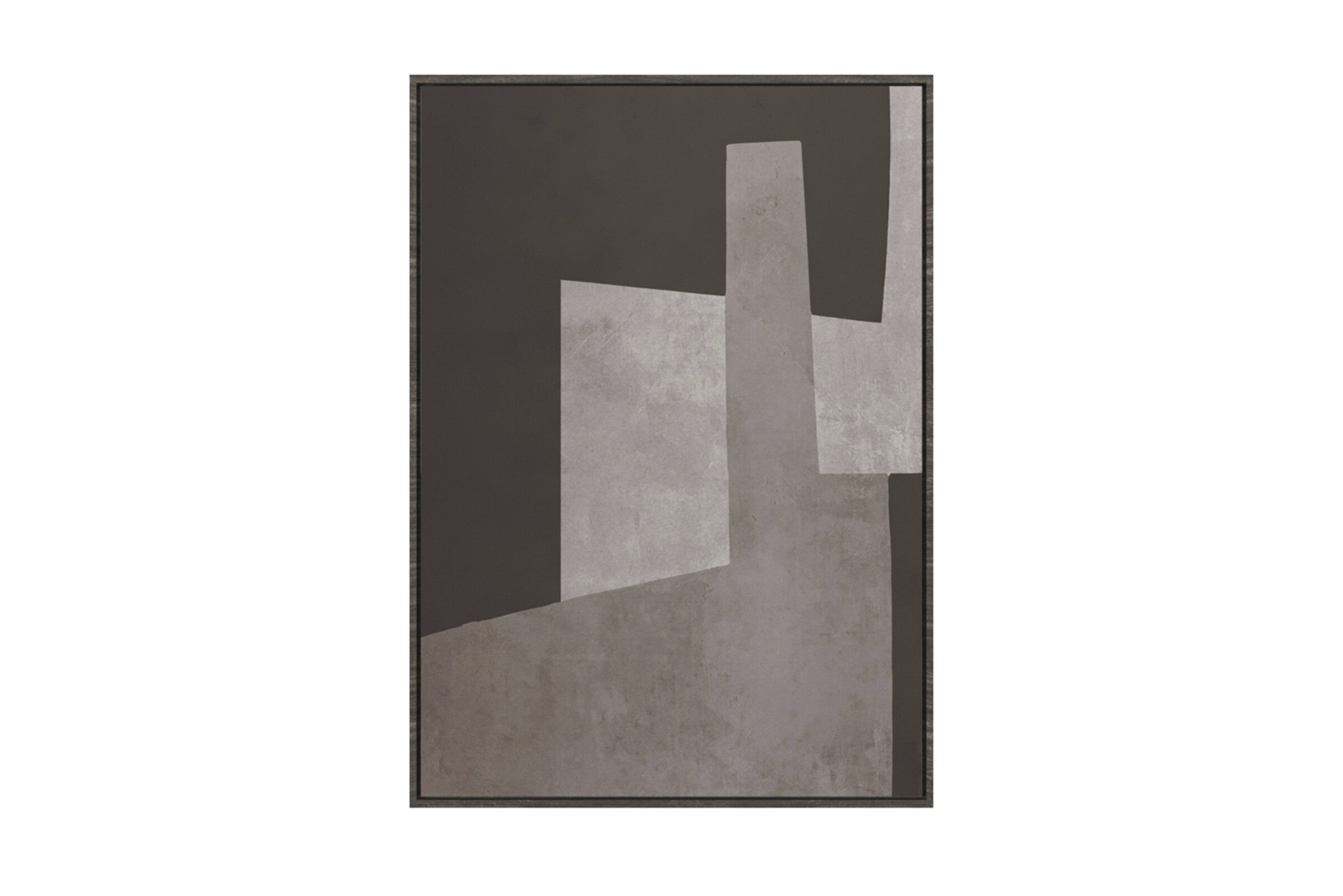 Abstract geometric wall art in neutral tones, perfect for contemporary interior design. Enhances living spaces with minimalist style and artistic elegance.