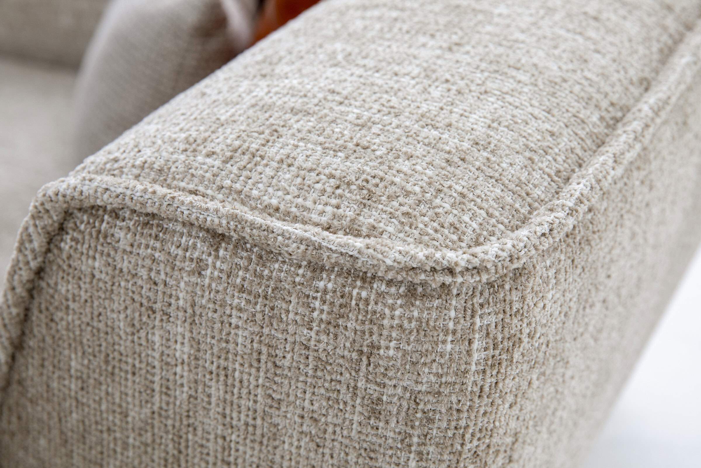 Soft, durable fabric with intricate weave design ideal for sofas and armchairs.